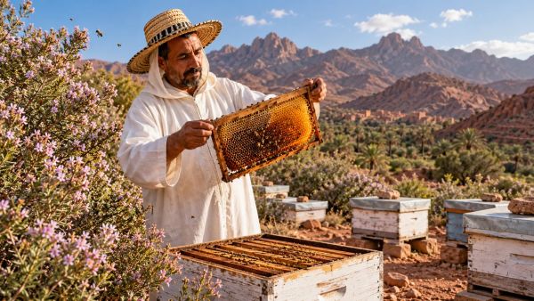 Découvrez le miel de daghmous, trésor sucré du Maroc